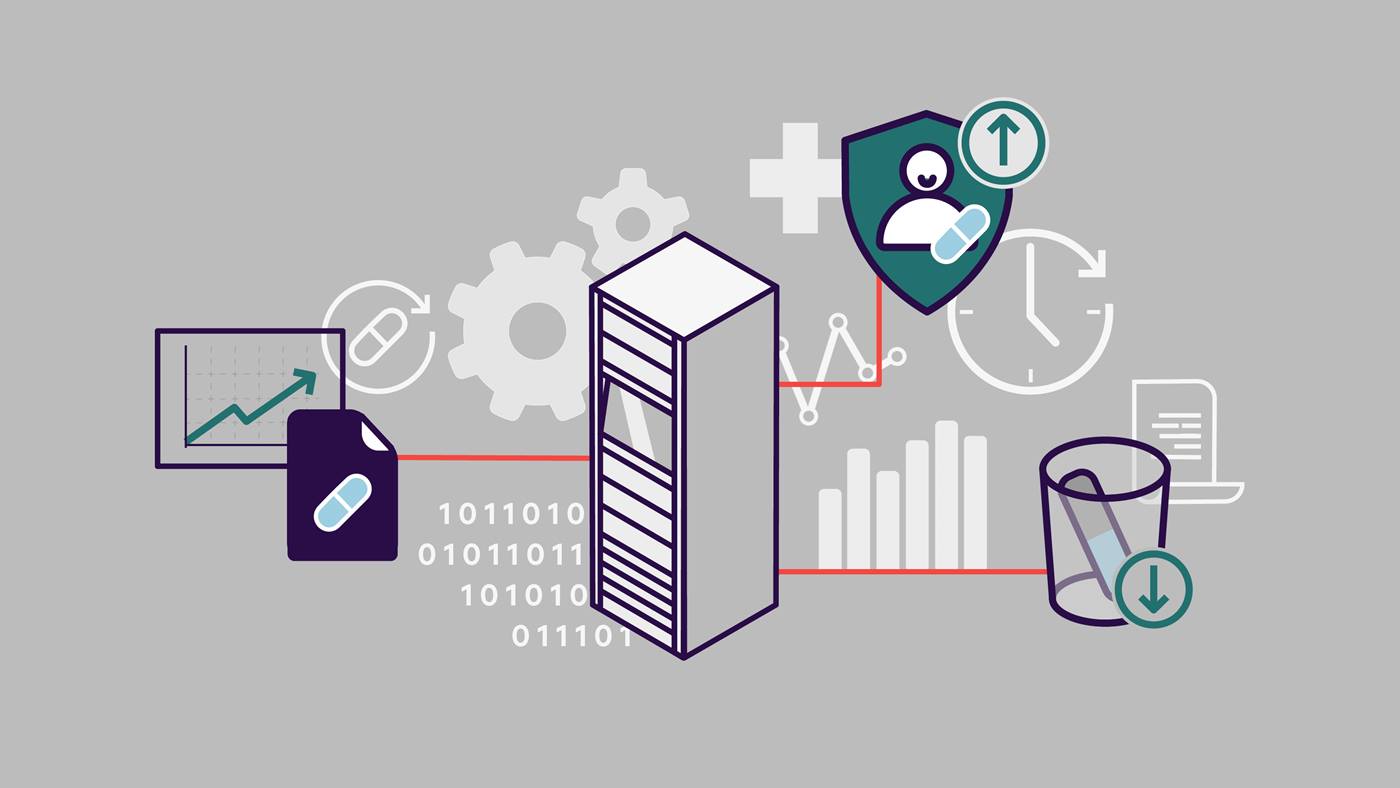 Illustrazione dei vantaggi dell'armadio informatizzato di reparto