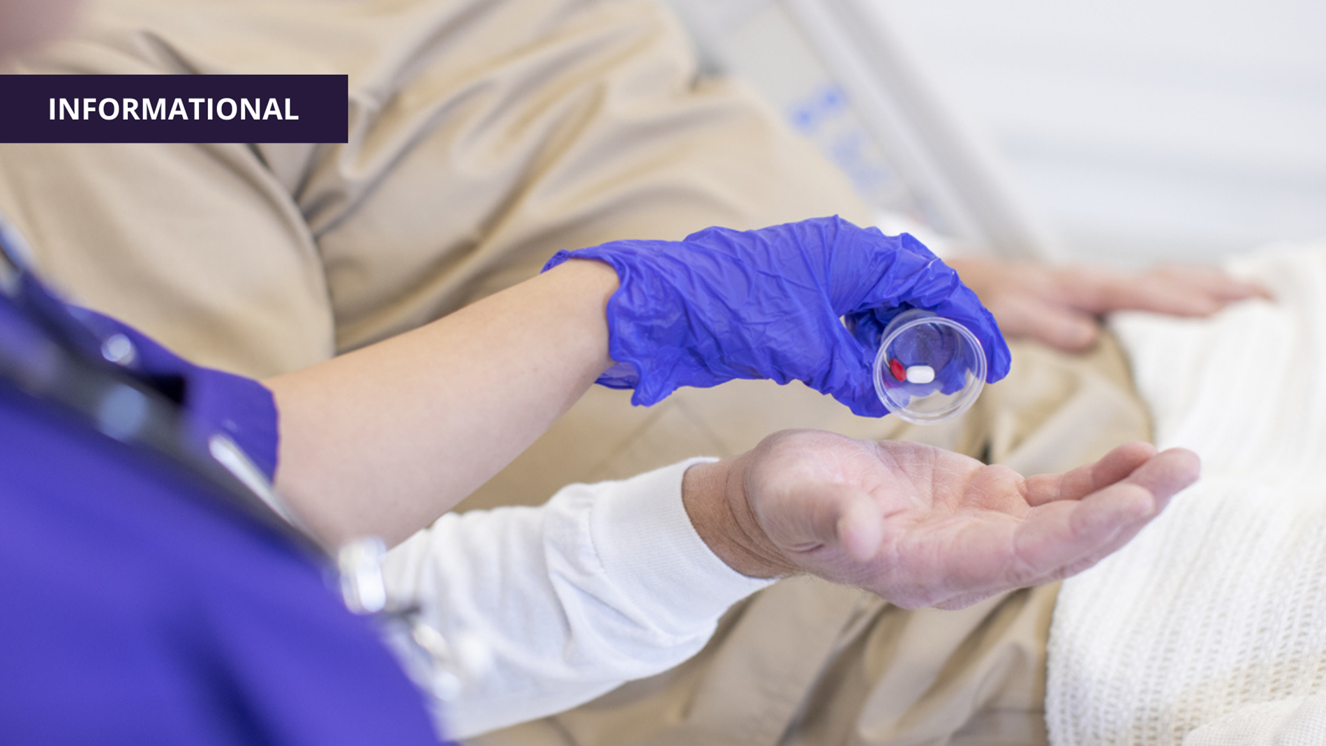 patient receiving medicaiton