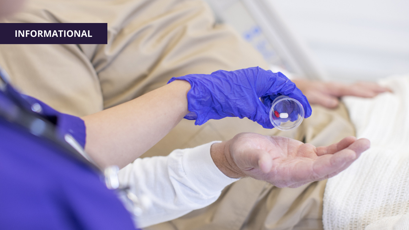 patient receiving medicaiton