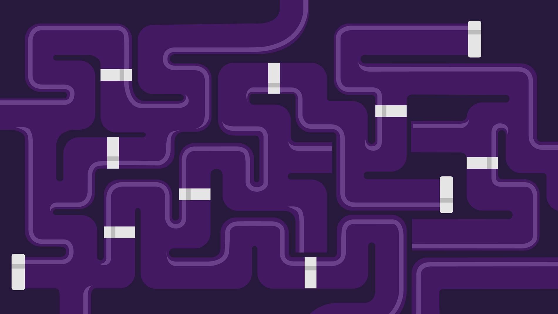 Illustration: pneumatic tube labyrinth