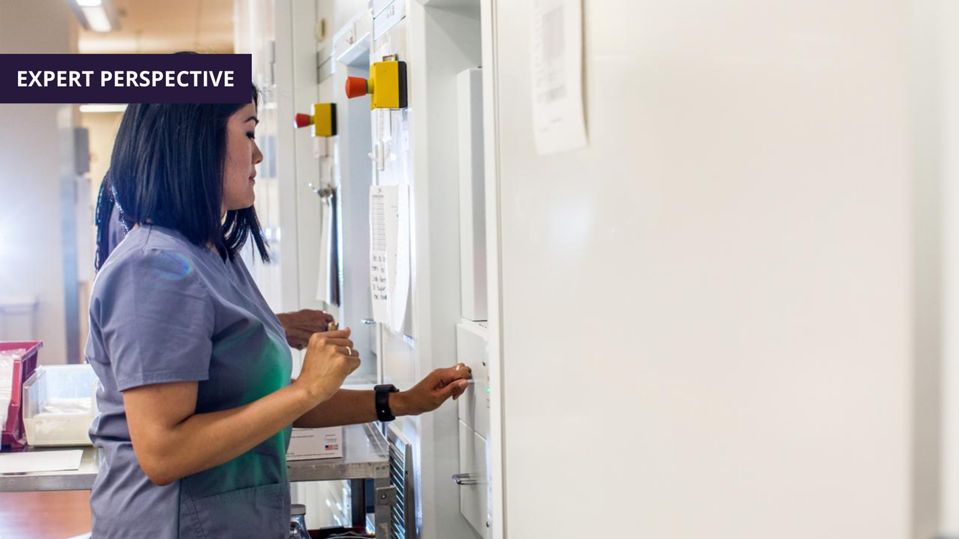hospital staff using pharmacy automation
