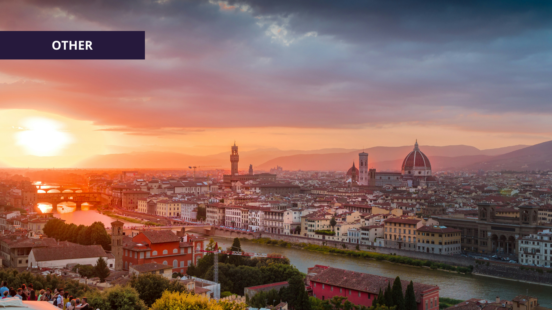 photo of Tuscany at sunset
