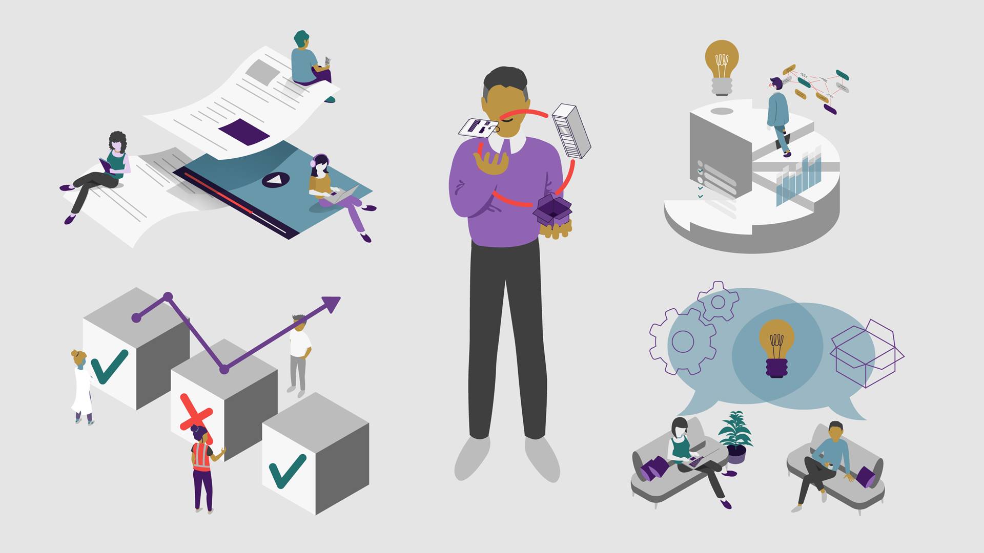 Illustration Überblick über Automation Hub