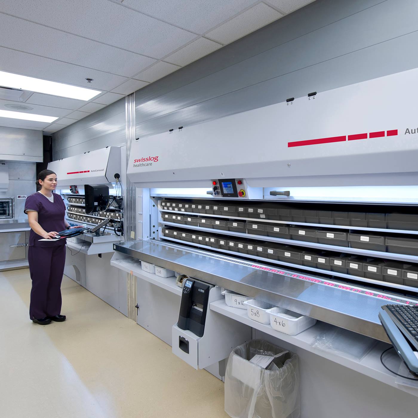 Modular design and onsite assembly - Allows placement in tight spaces reclaiming valuable pharmacy spaces