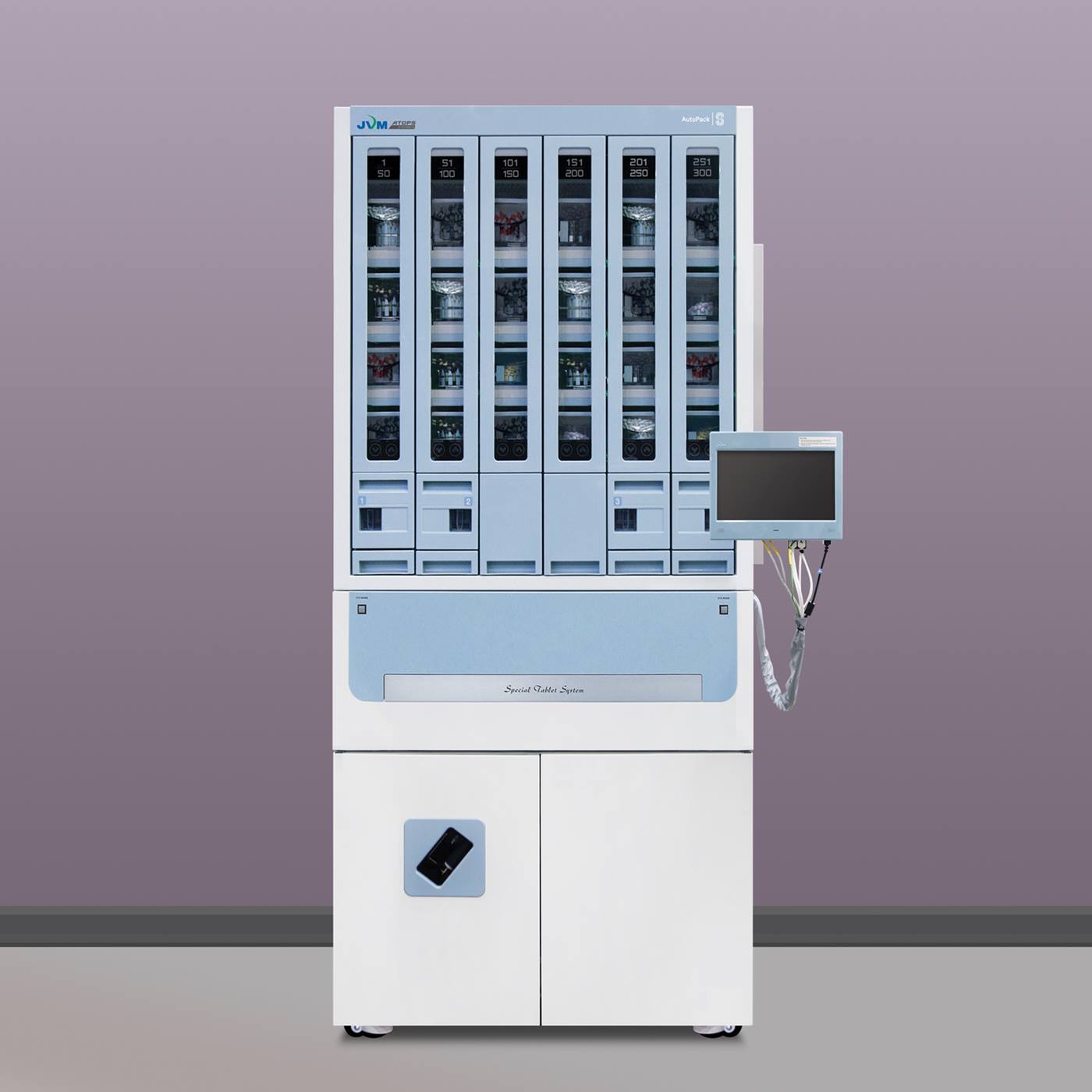 Enables automated dispensing for 1 to 500 oral solid medication types in a single AutoPack