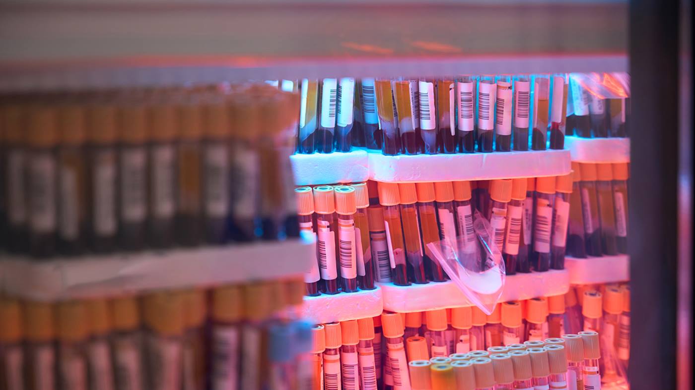 Medical fridge blood storage
