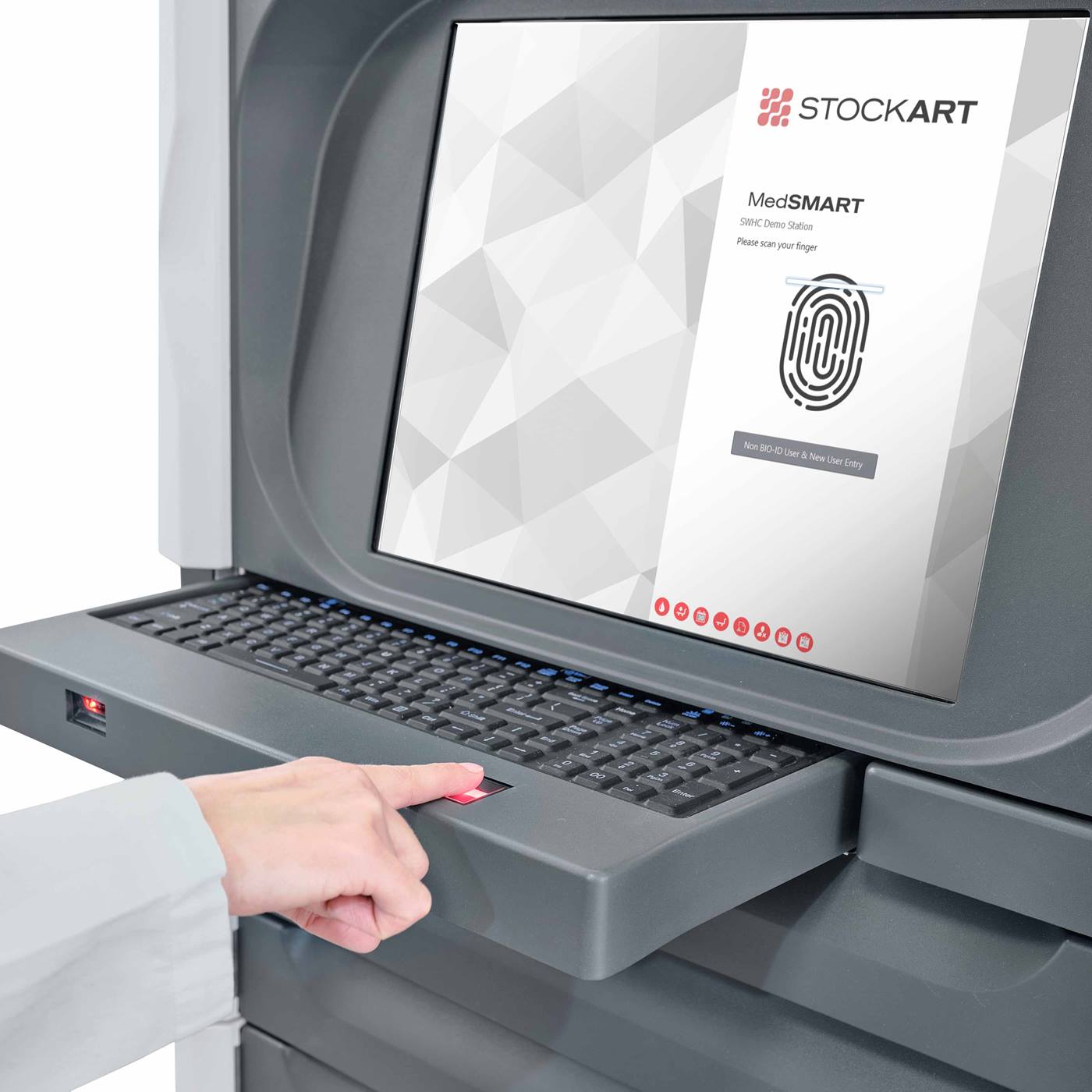 Biometric login function