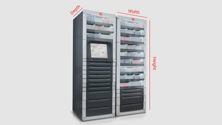 Abmaße des Nebenmoduls