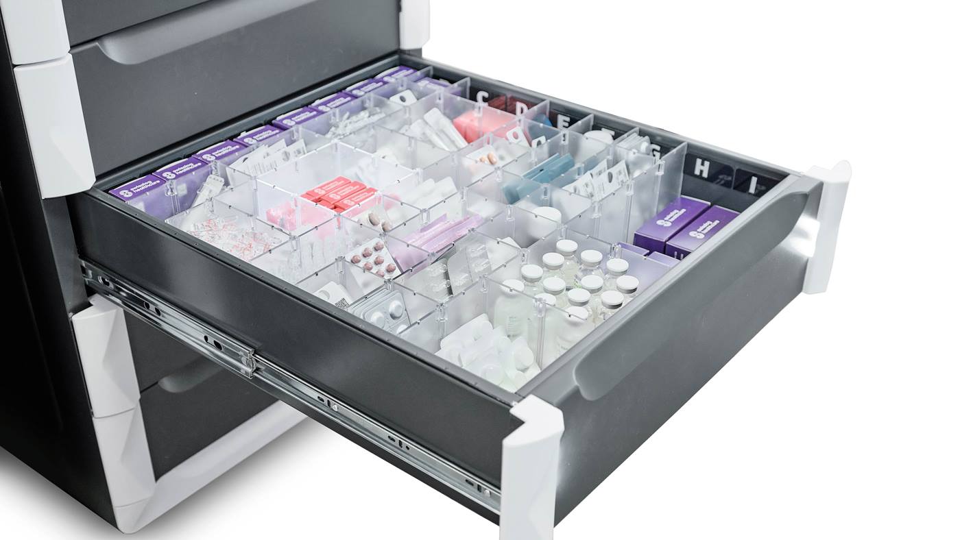 Geopende SmartMatrix-lade