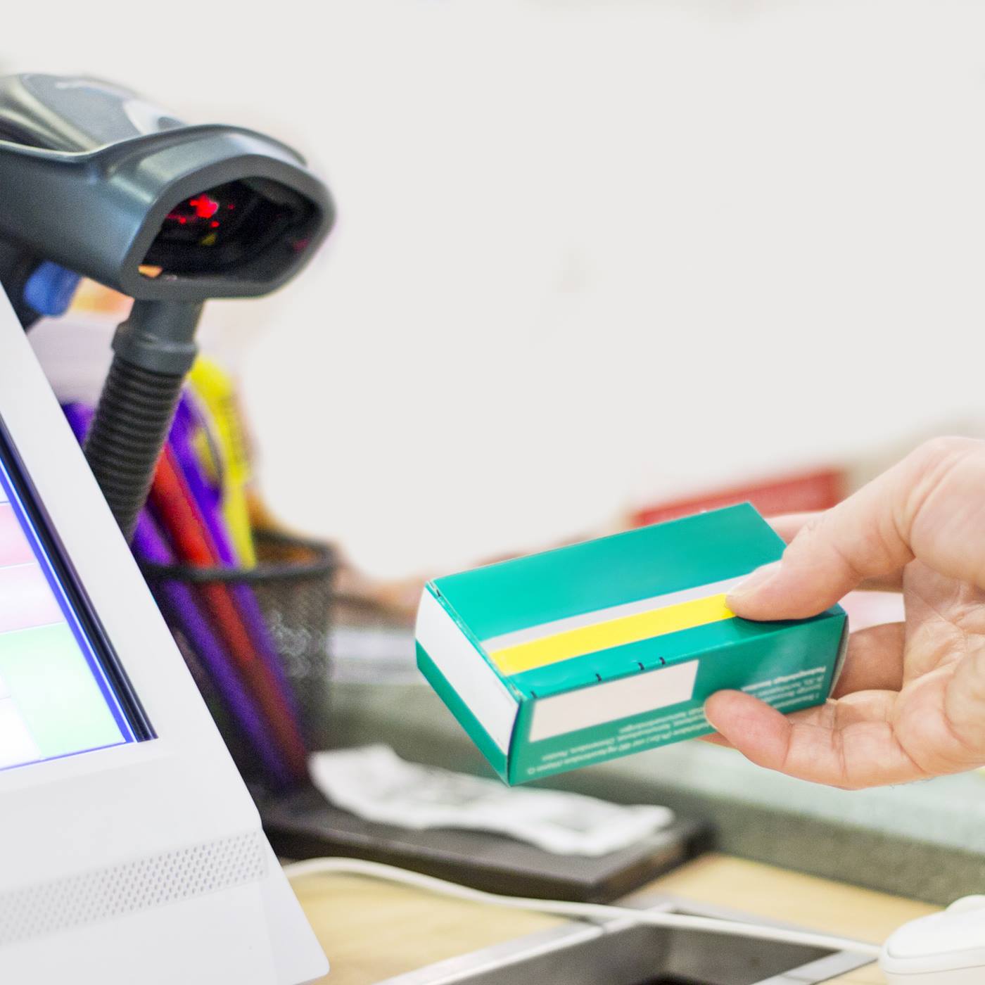 Pharmacy Manager improves medication safety at dispense by scanning all medications, including those in non-automated locations