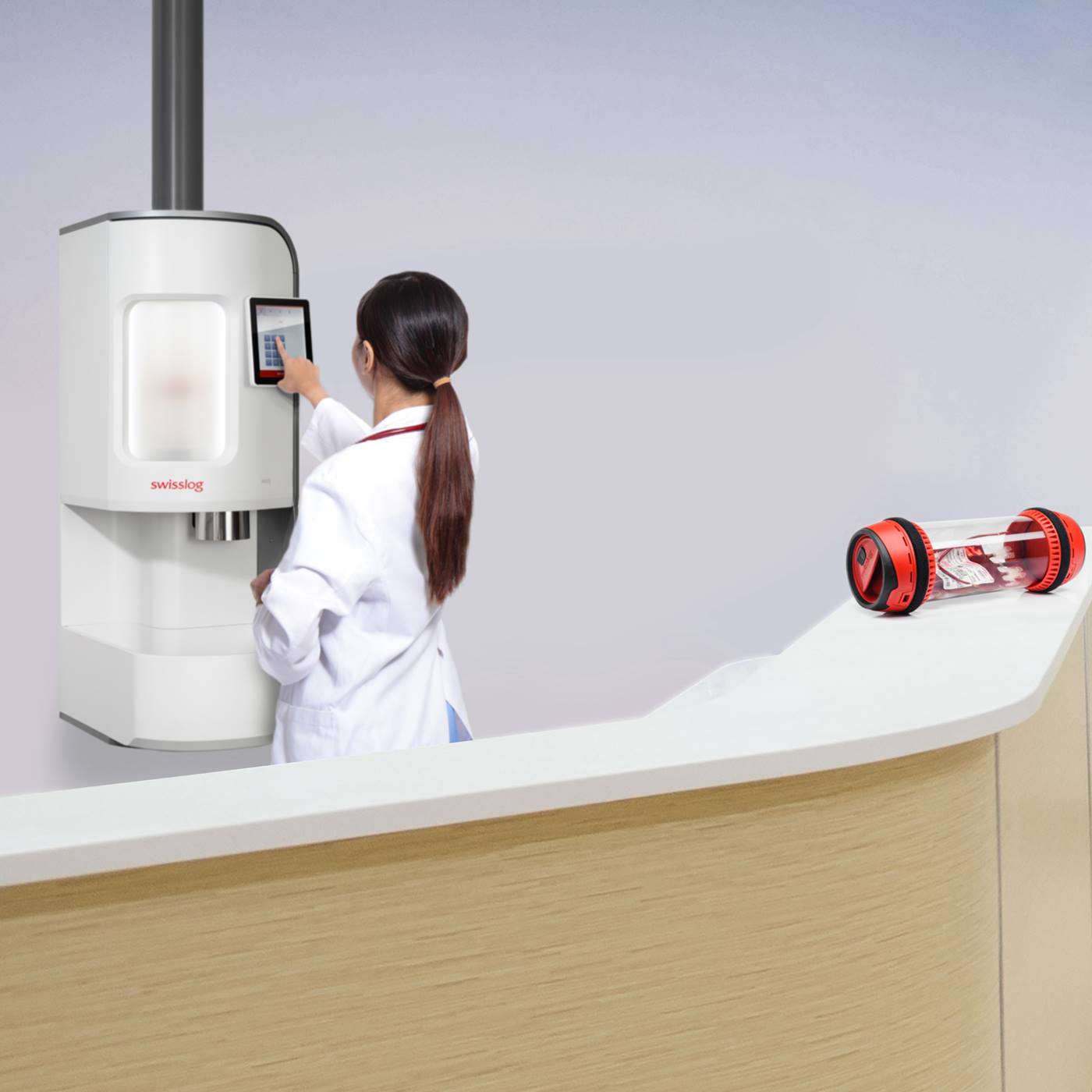 Rohrpostsystem TranspoNet - Swisslog Healthcare
