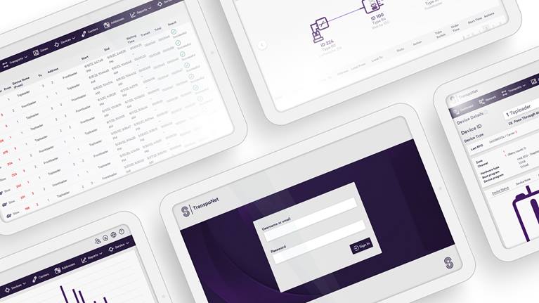 Pnematic tube software interface