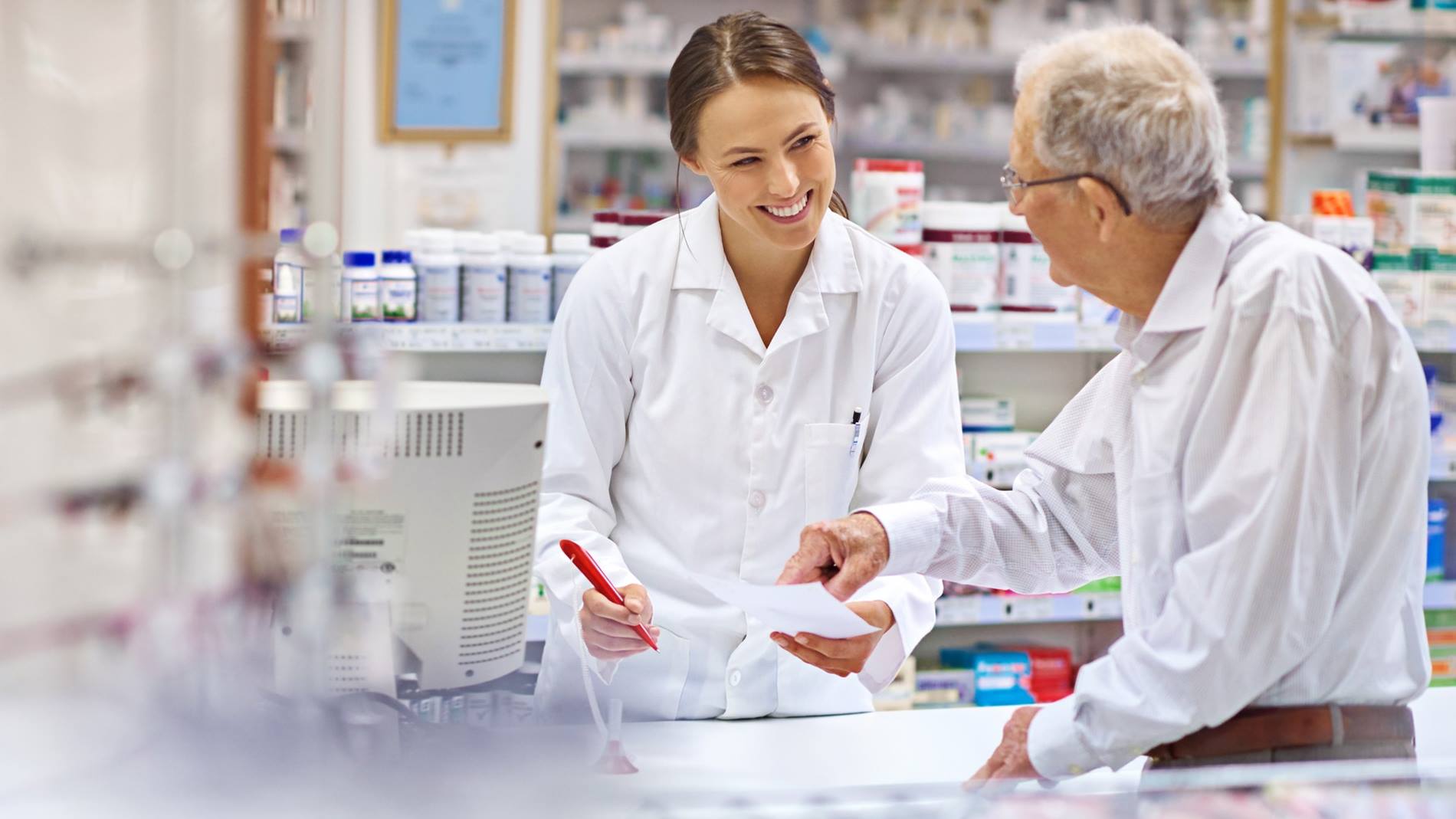 Servizio di consulenza al cliente in farmacia